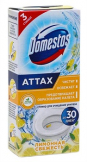 Domestos (Дометос) "Лимонная свежесть" Стикер для очищения унитаза 30гр  