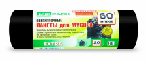 Мешки для мусора EXTRA 60л, 12мкм, ПНД (1рулон-20шт) во Владивостоке по выгодным ценам
