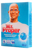 Mr.Proper (Мистер Пропер) Универсал (голубой) порошок для мытья полов с отбеливателем 400г
