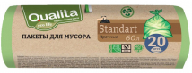 Мешки для мусора QUALITA Eco Life 60л  (1 рул-20шт)