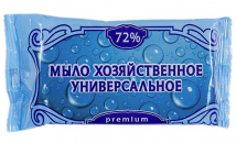 Мыло хозяйственное Premium Универсальное 72% 100гр в упаковке   во Владивостоке по выгодным ценам