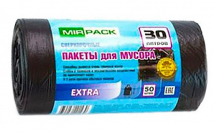 Мешки для мусора 30л, 12мкм, "EXTRA" ПНД (1рул-50шт)