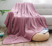Плед ROYAL PLUSH Евро 200*220 розовый во Владивостоке по выгодным ценам