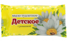 Мыло туалетное Детское РОМАШКА 100г, цветная обёртка  во Владивостоке по выгодным ценам