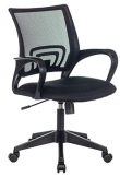 Кресло Бюрократ CH-695N/BLACK спинка-сетка, цвет чёрный, материал обивки сиденья-ткань, цвет чёрный