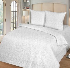 Простыня поплин-жаккард 1,5 сп (150*220) Бриллиант ВЫПИСЫВАТЬ ОТ ИП