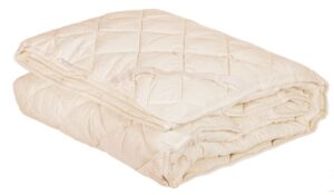 Наматрацник на резинке 120*200 стеганый (верх-импорт.бязь, наполнит -холфитекс) цв.бежевый
