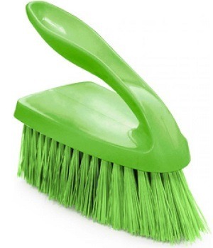 Щётка-утюг Умничка МАКСИ с длинной щетиной,  цвет салатовый