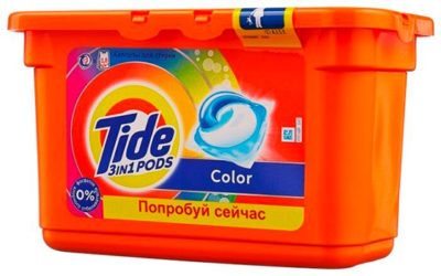 Капсулы Тайд Автомат Color в контейнере 12шт