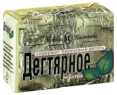 Мыло туалетное Дегтярное 100г*4шт.