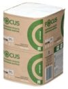 Полотенца бумажные FOCUS Optimum для диспенсера 1слойные Z-сложения (упаковка-250 листов)