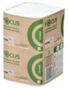 Полотенца бумажные FOCUS Optimum для диспенсера 1слойные Z-сложения (упаковка-250 листов)