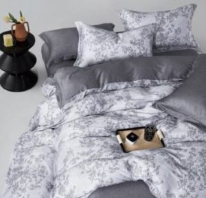 Комплект постельного белья Асабелла Евро, тенсел люкс, цвет 2158-6