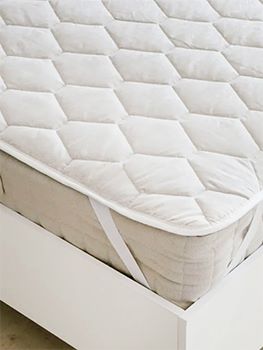 Наматрацник на резинке 140*200 стеганый  овечья шерсть