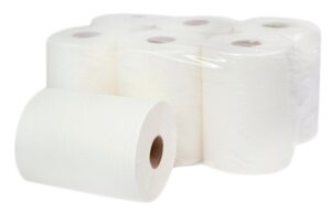 Полотенца бумажные рулонные 1сл 180м белый Терес 1/6рул