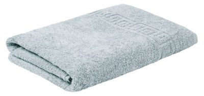 Полотенце махровое с греческим бордюром 50*90, цвет серый Lilac Marble (430 г/м2)