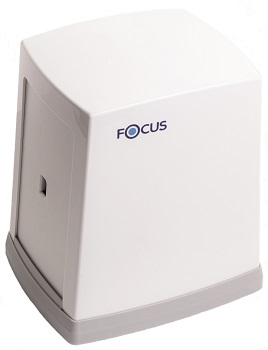 Диспенсер для салфеток белый пластик Focus
