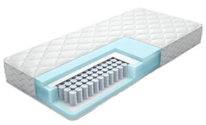 Матрац пруж  Лелия  800*2100 (наполн - ППУ 15 мм, h 18 см, вес до 110 кг)