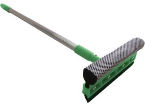 Окномойка Умничка 25см с алюм.телескоп. ручкой, длина120см. цв. зеленый 75х250х1160мм 1/50