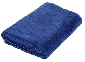 Простынь 180*210 махровая в инд упак Туркмения (440г/м2) Темно-синий  ОТ ИП ОСТАТОК