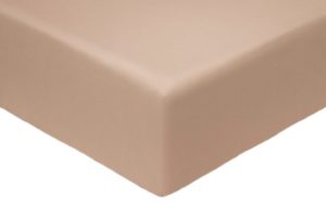 Простыня Моноспейс 200*200*23 (борт) сатин, цвет бежевый