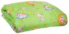 Покрывало детское стёганное 110*140 бязь, двустороннее,  мишки цвет зелёный