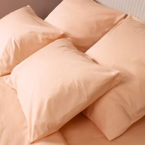 К-т наволочек сатин 70*70 -2 шт Моноспейс персиковый  ВЫПИСЫВАТЬ ОТ ИП