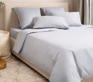 Пододеяльник сатин Моноспейс 1,5сп (145*215) цв. Серый ВЫПИСЫВАТЬ ОТ ИП