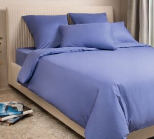 Пододеяльник сатин Моноспейс ЕВРО (200*220) цв. Синий ВЫПИСЫВАТЬ ОТ ИП