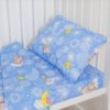 Комплект постельного белья Детский голубой Мишки (наволочка-40*60), бязь 140г/м2