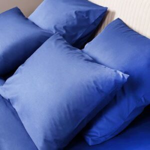 Комплект наволочек сатин 70*70-2 шт цвет, тёмно-синий