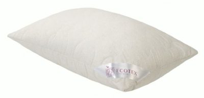 Подушка Premium Нежный лён 50*70, наполнитель микроволокно DownFill, чехол сатин