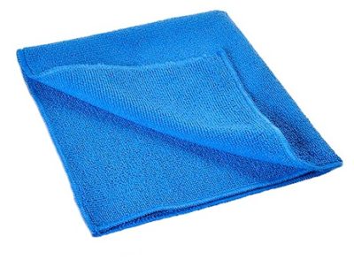 Салфетка из микрофибры 40*40, синяя (220г/м2)