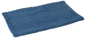 Полотенце (ножки) 50*70 махровое в инд упак Туркмения (700 г/м2) Синий ОТ ИП ОСТАТОК