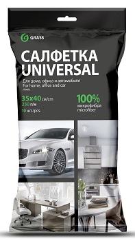Комплект салфеток GRASS 35*40 - 10штук, микрофибра супервпитывающая (250г/м2)