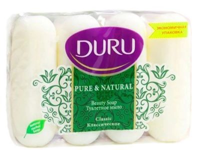 Мыло DURU (Дуру) PURE&NAT Классика 4*85г