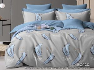 Комплект постельного белья Евро, наволочка70*70-2шт, ткань сатин  (цвет 22)