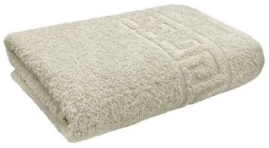 Полотенце 50*90 махровое с греческим борд. в инд.упак Туркмения (430 г/м2) sand d цв. Бежевый ОТ ООО