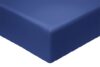 Простыня на резинке сатин Моноспейс 160*200*23 цв. Темно-синий ВЫПИСЫВАТЬ ОТ ИП
