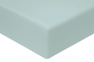 Простыня Моноспейс 200*200*23 (борт) сатин, цвет нежно-голубой