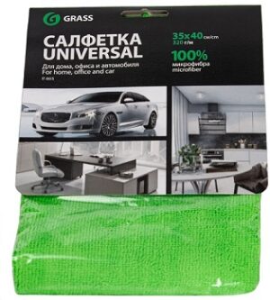 ГраСС Салфетка 35*40 микрофибра супервпитывающая с подвесом (320г/м2) арт IT-0615 (1 шт)