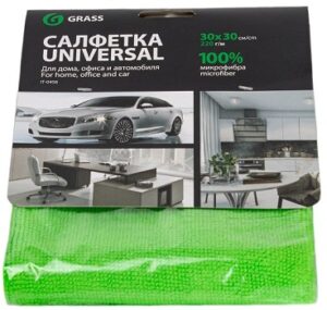 GRASS Салфетка 30*30 микрофибра супервпитывающая (220г/м2)