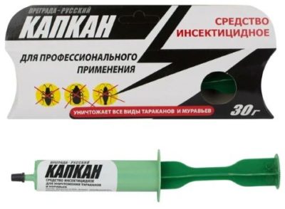 Гель-шприц от тараканов Капкан Аванти ПРЕГРАДА - РУССКИЙ 30г, для профессионального применения