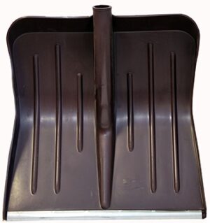 Лопата снеговая Зима пласт с оц. накл. №1 Зима 430*450 d=32 б/черенка 1/10