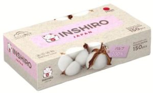 Салфетки INSHIRO Cotton 2-х слойные, 150шт в коробке
