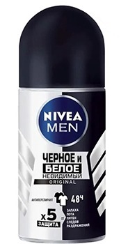 Дезодорант мужской ролик Nivea Невидимый 50мл