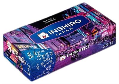 Салфетки INSHIRO City 2-х слойные, 250шт в коробке