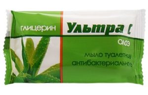 Мыло туалетное антибактериальное Стандарт Ультра С 100г