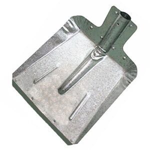 Лопата снеговая оцинкован б/чер 365*385 d=40 ЛС9