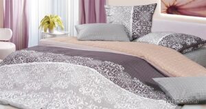 КПБ Евро сатин Гармоника (под200*220,прост на рез 180*200,нав 70*70-2шт,50*70-2шт) Марселла  ИП